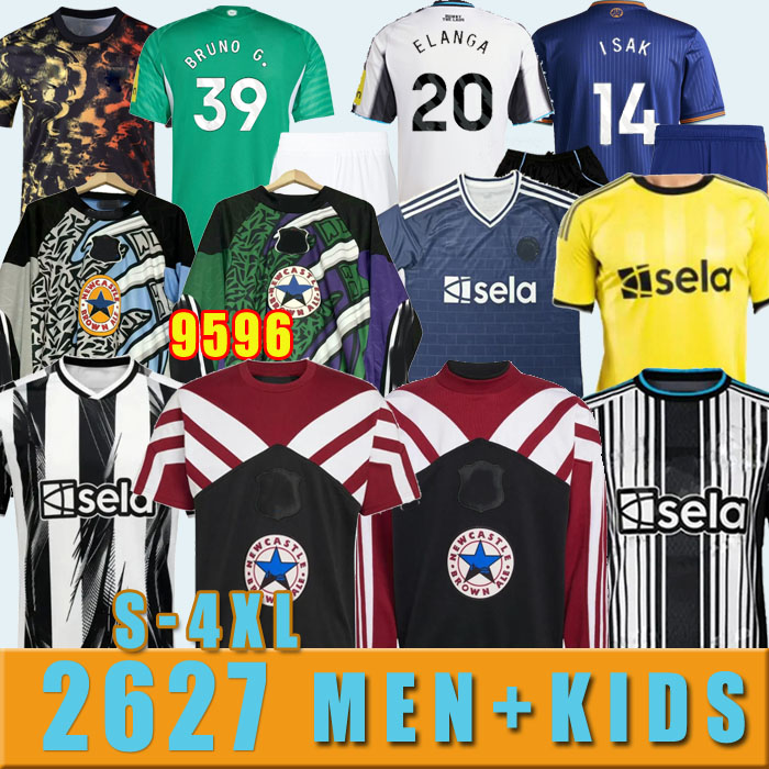 2026 2027 S-4XL Woltemade WISSA newcastl e soccer jerseys Elanga retro 9596 BARNES BRUNO G. Gordon MURPHY TONALI Football Shirt Home THIAW fans Player