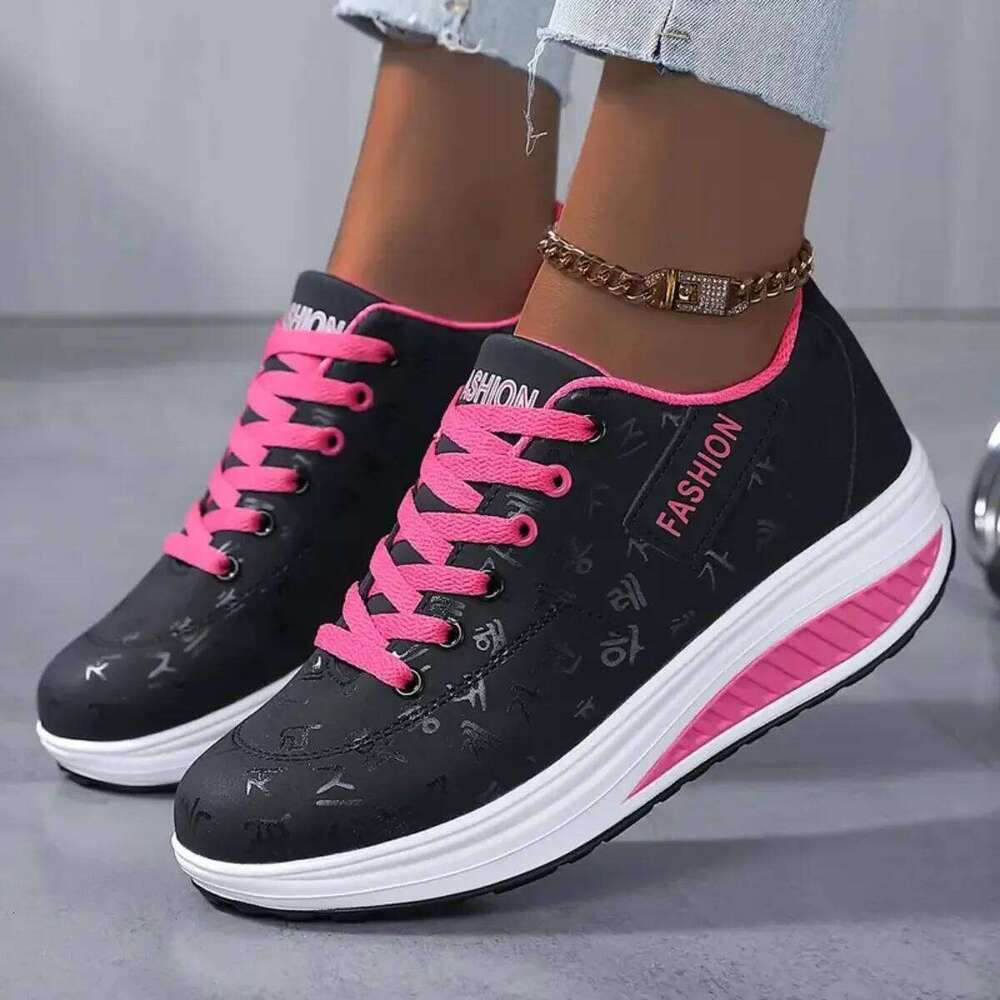 Woman's Casual Leather Swing Shoes Ladies Moccasins Breathable Women Platform Sneakers Zapatos Mujer 26Y0320