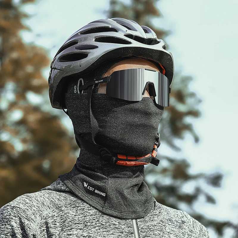 WEST BIKING Winter Balaclava Cycling Face Mask Warm Fleece Windproof Dustproof Neck Warmer Hood for Bicycle Motorcycle Skiing M260320