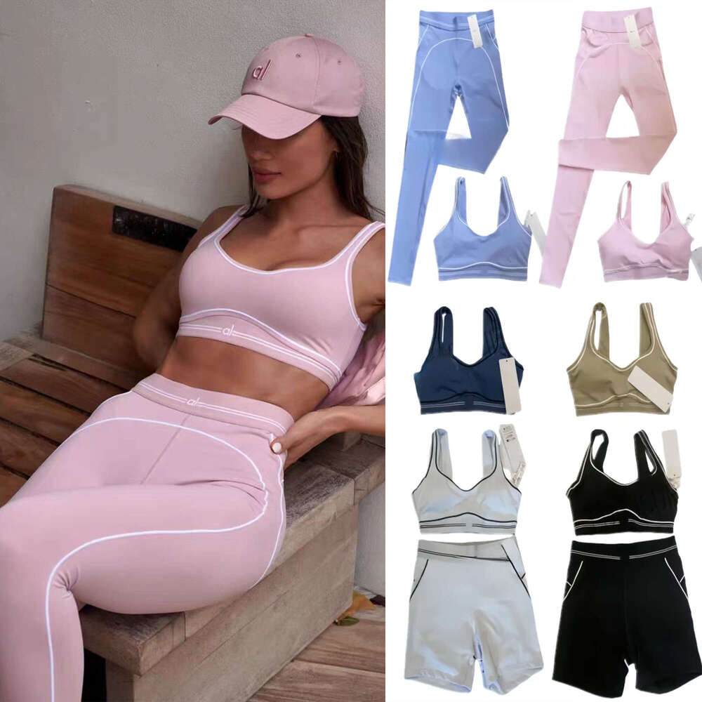 Outdoor Sport 2026 Aloismness Set Women Bra+Leggings Running Top Sports Outdoor Fiess Yoga Sets Aloismness Set Women Bra Pants Clothes