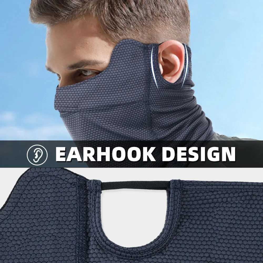Quick-drying Bandana Tube Scarf Summer Cool Sun Protection Face Mask Neck Gaiter Cover for Sports Cycling Hiking Camping Running M260320