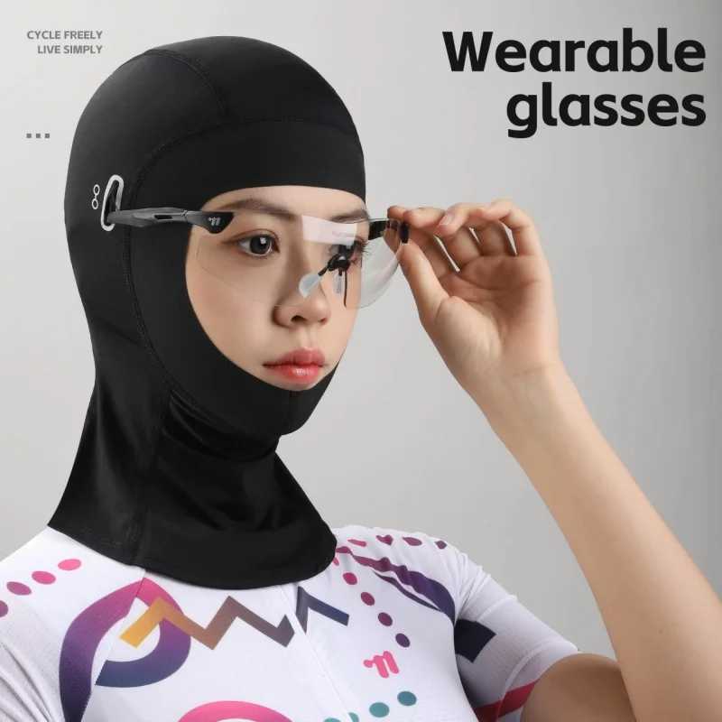 WEST BIKING Summer Sunscreen Balaclava UPF50 Ice Silk Full Face Cycling Mask Running Fishing Climbing Motorcycle Bike gear M260320