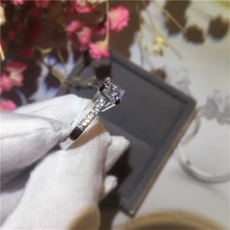CC Rings For Women Square Cubic Zirconia Stone Ring Bridal Wedding Engagement Accessories Jewelry Drop Shipping CC631 H260320 - view 4