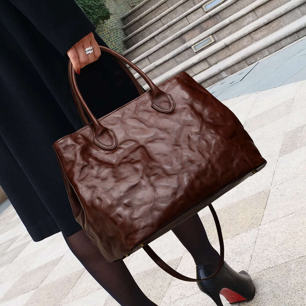 New Luxury Textured Genuine Leather Women Handbag, Fashion Tote Hobo Shoulder Crossbody Elegant Lady Daily Commute Bag, Factory Wholesale SENYY