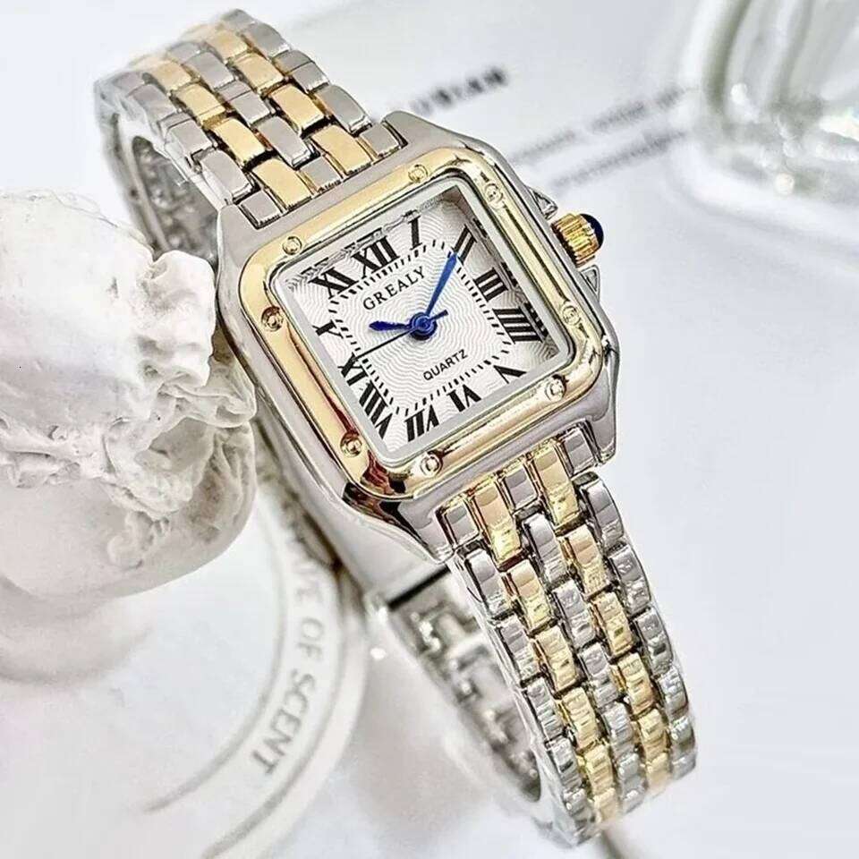 Luxury Rhinestone Women Watches Fashion Square Quartz Wristwatch Simple Ladies Clock Reloj Mujer