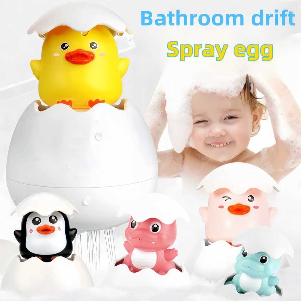 baby toysSummer baby bathroom bath toysfloating water spray eggHatching Egg Spray Cloud Bathtub Water Toy Y260319