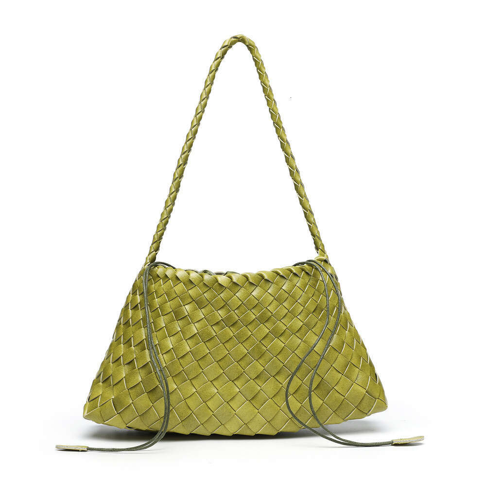 Cross-border popular handmade woven bag, fashionable retro handbag, versatile shoulder bag with matching pouch