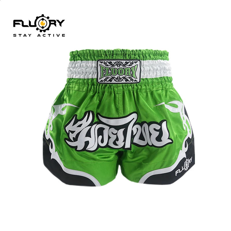 Fluory Thai Boxing Short Men Women Kids Fairtex Shorts MMA shorts Pants embroidery 260319
