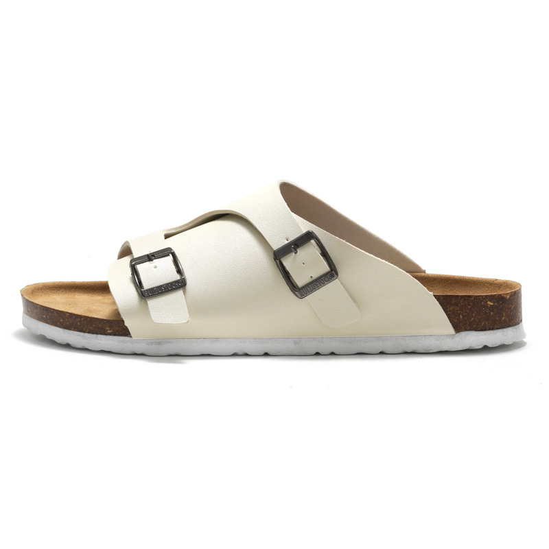 RUIZUSTOCK new Free delivery Slippers Fashionable casual simple solid color men's cork slippers for daily wear