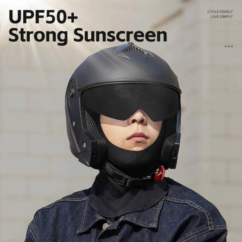 WEST BIKING Summer Sunscreen Balaclava UPF50 Ice Silk Full Face Cycling Mask Running Fishing Climbing Motorcycle Bike gear M260320