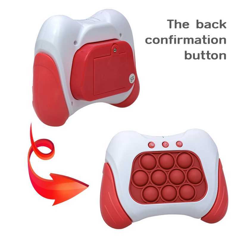 Electronic Pop Quick Push Bubble Game Machine Childrens Cartoon Fun Stress Relief Toy Boys and Girls Halloween Gifts Y260319