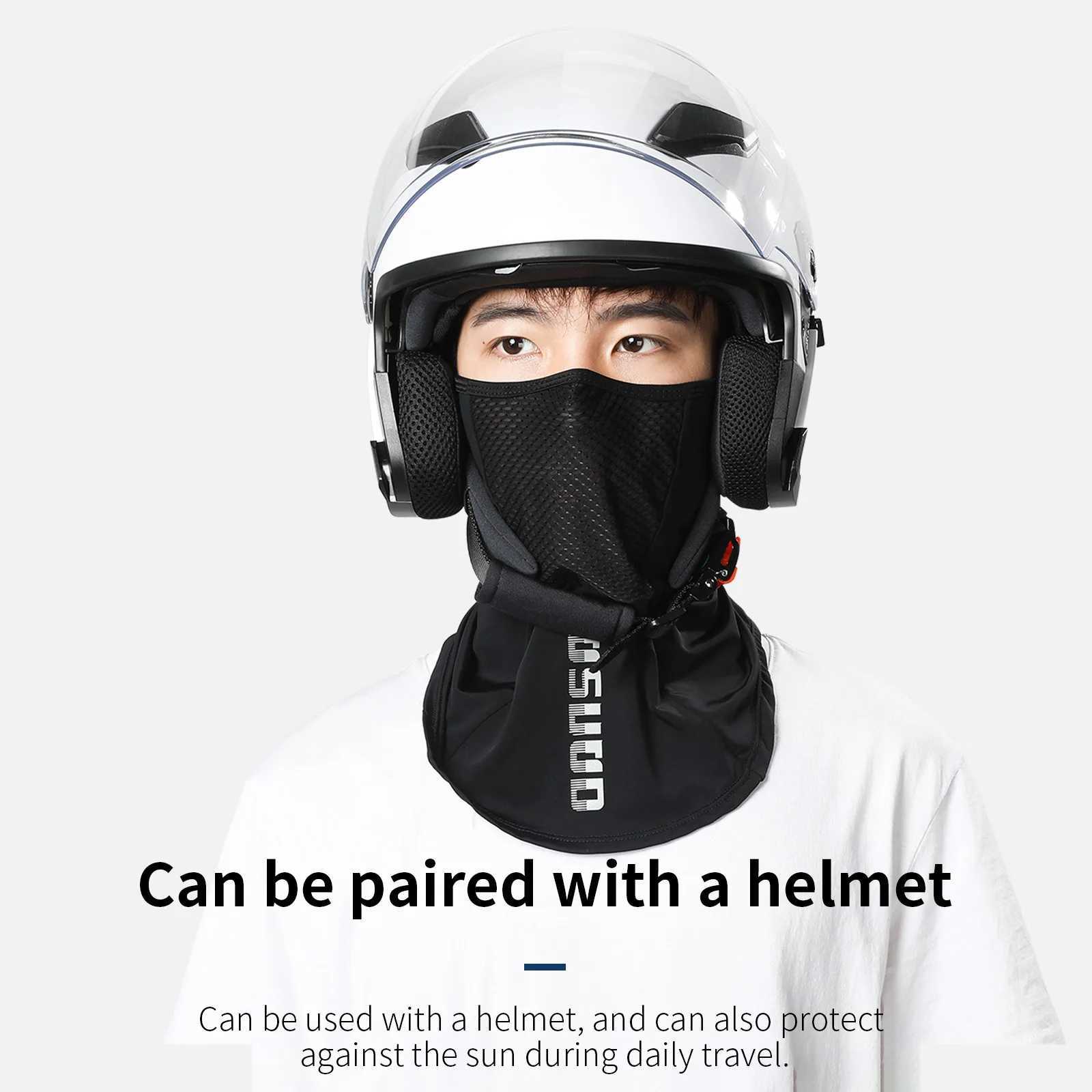 TOSUOD Cycling Mask Outdoor Ice Silk Sunscreen Mask Breathable Windproof For Cycling Hiking Fishing Sports M260320