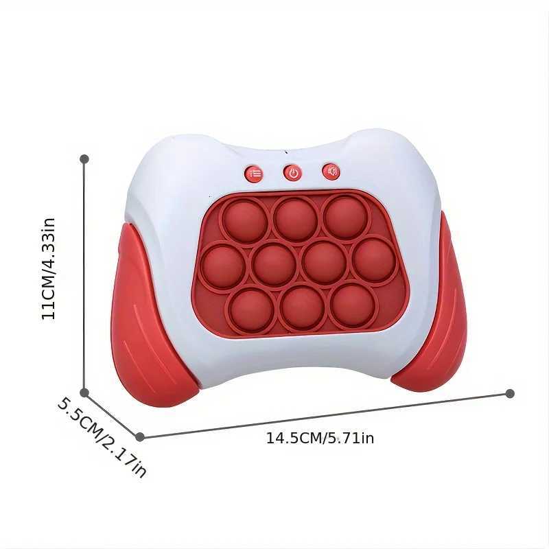 Electronic Pop Quick Push Bubble Game Machine Childrens Cartoon Fun Stress Relief Toy Boys and Girls Halloween Gifts Y260319