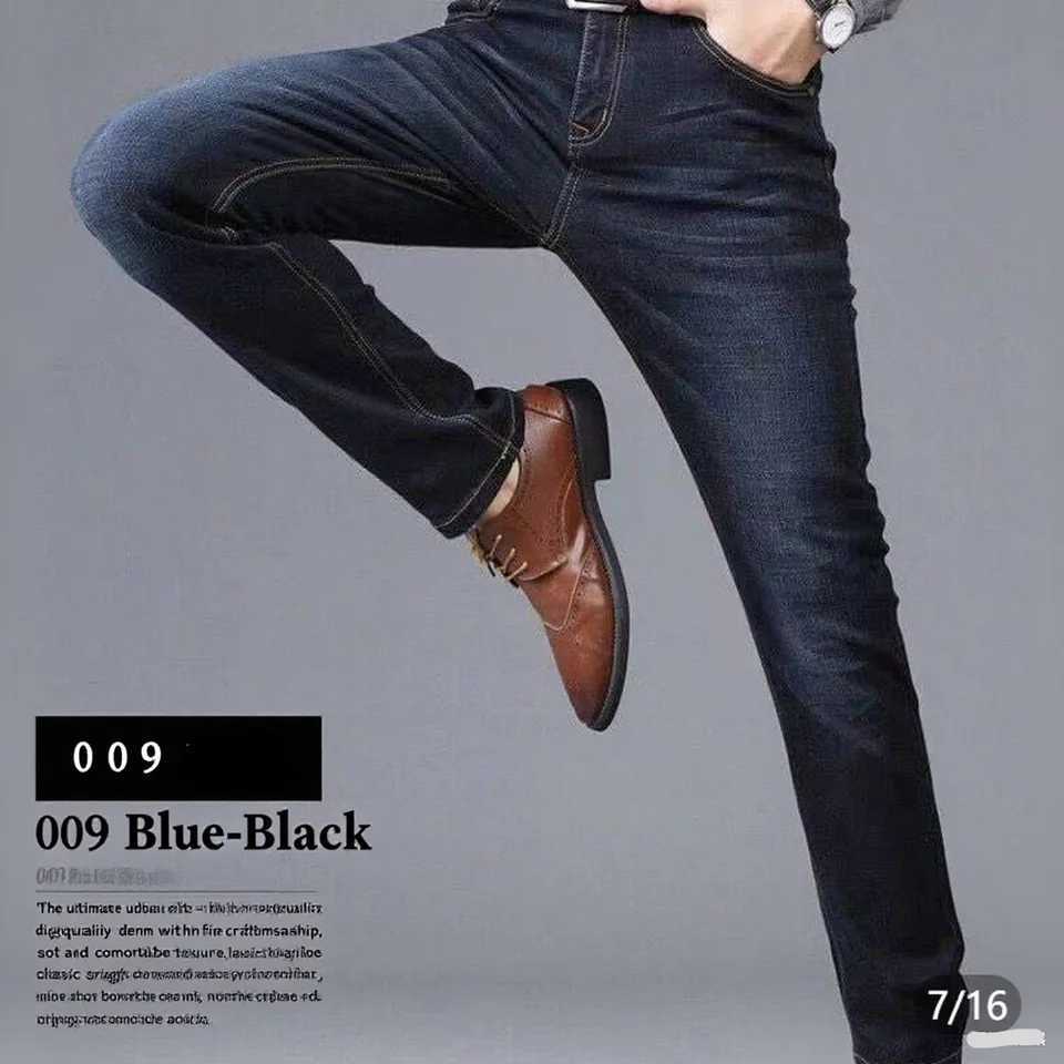 2025 Spring New Mens Slim Fit Classic Skinny Jeans Male Slim Fit Pencil Denim Blue Casual Street Style Casual Mens Skinny Jeans D260320