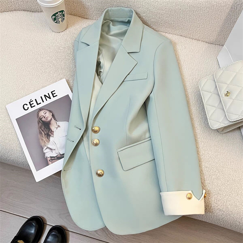 Luxury Brand Designer Clothes White Blazer For Women 2026 Spring New Casual Elegant Socialite High-End Trendy Jacket This Year's Popular Suit