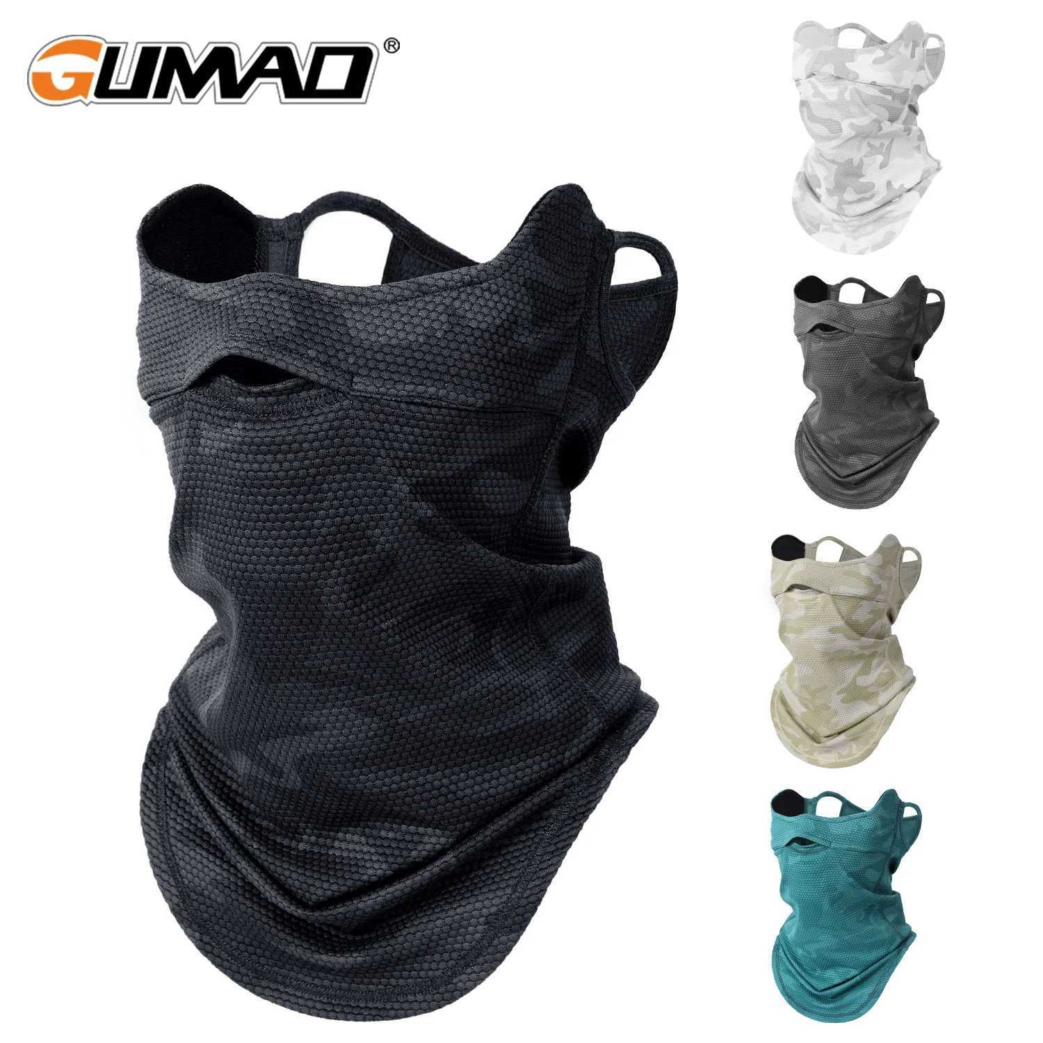 Cycling Bandana Scarf Hanging Ear Camo Tactical Breathable Face Mask Sport Hiking Bicycle Camping Riding Outdoor Ski Neck Cover M260320
