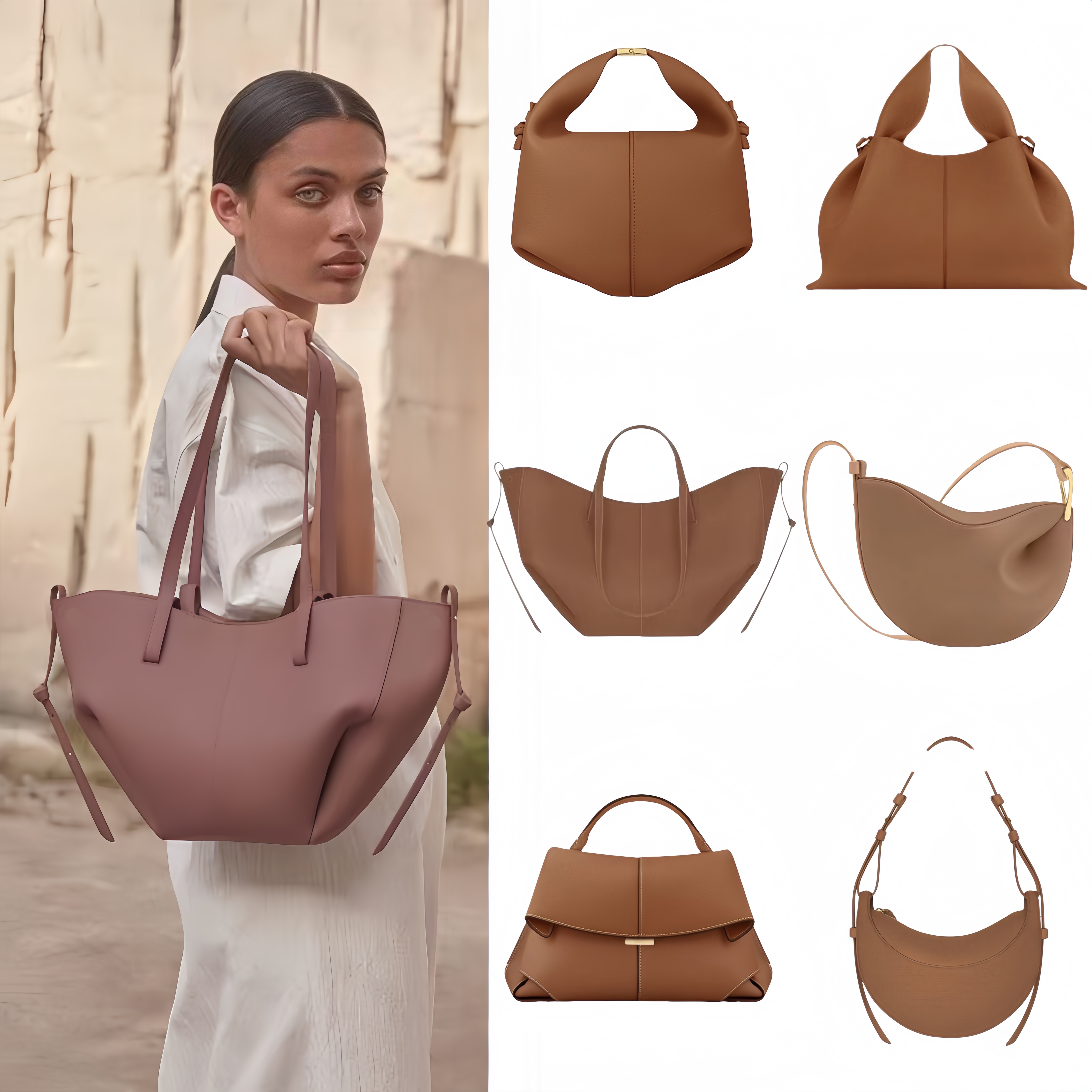 polenen designer bag tote bag shoulder bag crossbody designer bags purse bag Luxury Bag designer purse mini bags for women luxury black handbag bag high quality Bags