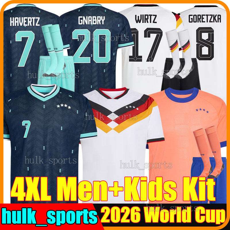 4XL 2026 gErMaNyS WIRTZ Soccer Jerseys 25/26 KIMMICH GNABRY LEWELING GORETZKA F.NMECHA ADEYEMI ADEYEMI TAH BAUMANN women men kids kits socks sets football shirt