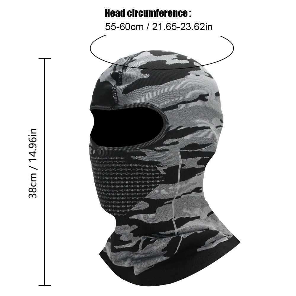 Autumn Winter Warm Balaclava Hat Unisex Elasticity Breathable Full Face Cycling Mask Outdoor Sports Running Skiing Mask Scarf M260320