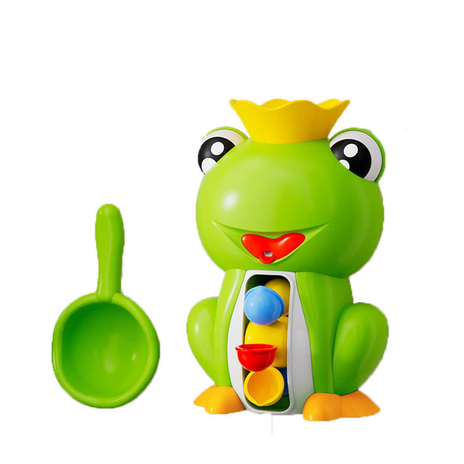 Baby Bath Toys Children Playing In Water Frog Water Wheel Bathroom Bath Bath Fun Toys Y260319