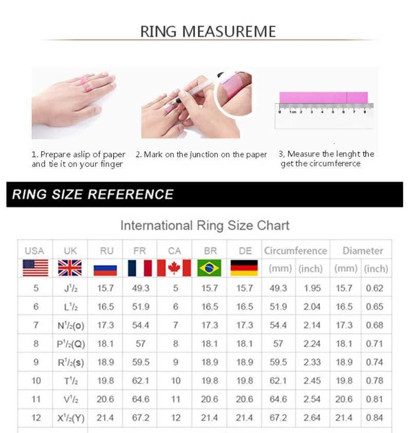 Fine jewelry 925 sterling silver zircon ring suitable for women engagement jewelry gift H260320 - view 7