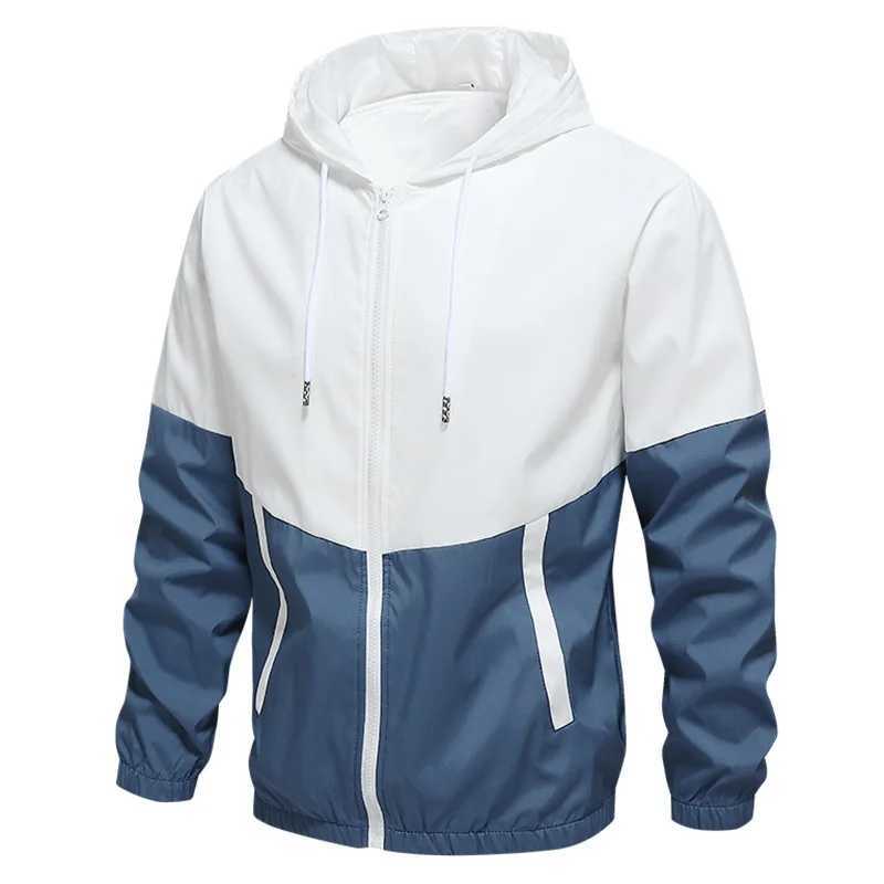 2026 New Mens Tracksuit Clothing Set Zipper Hoodie Sweatpants 2 Piece Hooded Long Sleeve Sportswear Sweatshirt Suits M260320