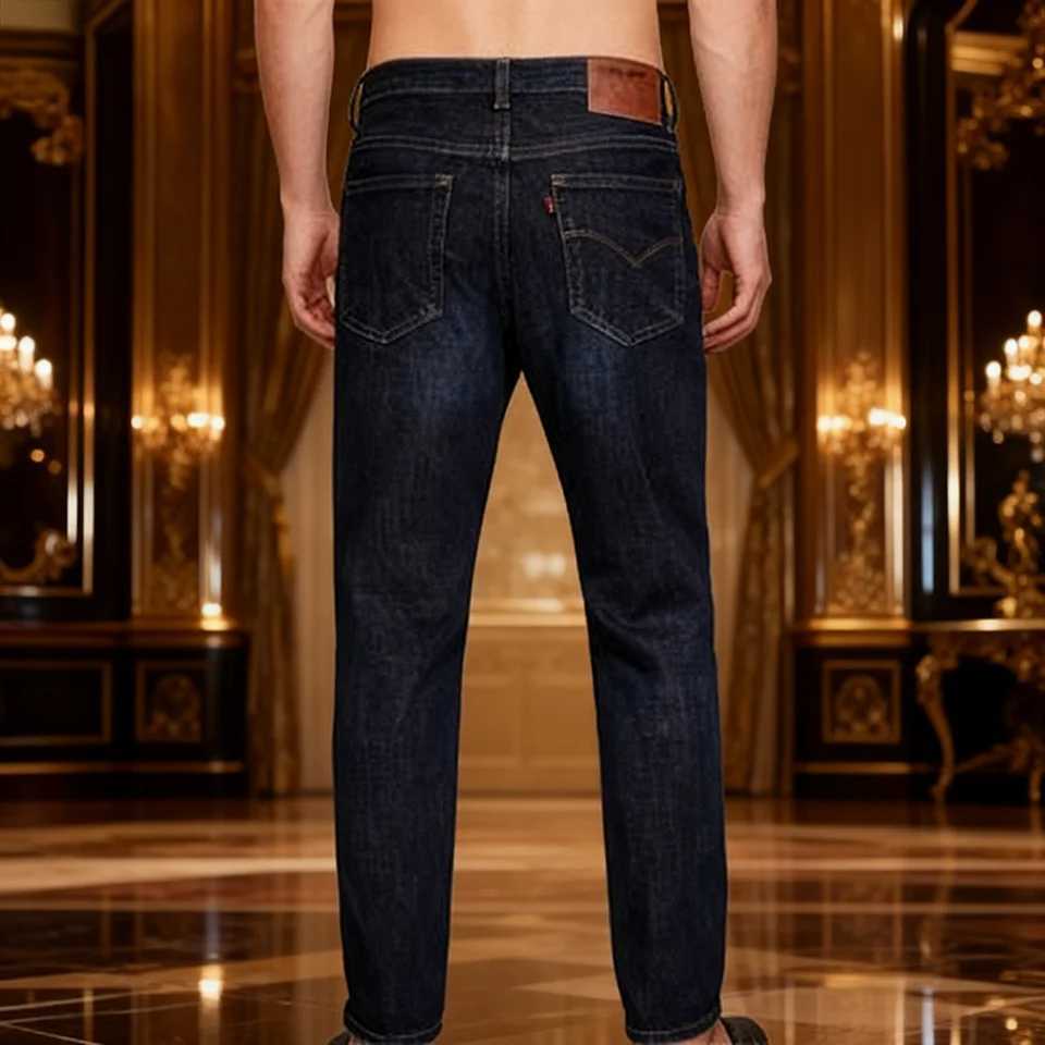 New Men Classic Jeans Jean Homme Pantalones Hombre Men Mannen Soft Black Biker Masculino Denim Overalls Mens Pants Size D260320