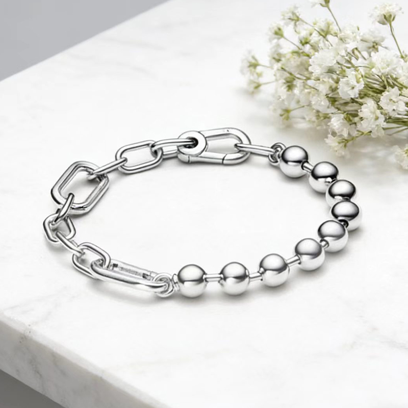 Classic CZ Diamond Bracelets Women Authentic fits pan s925 Sterling Silver 18K Gold Filled Birthday Christmas Gifts Jewelry BR070