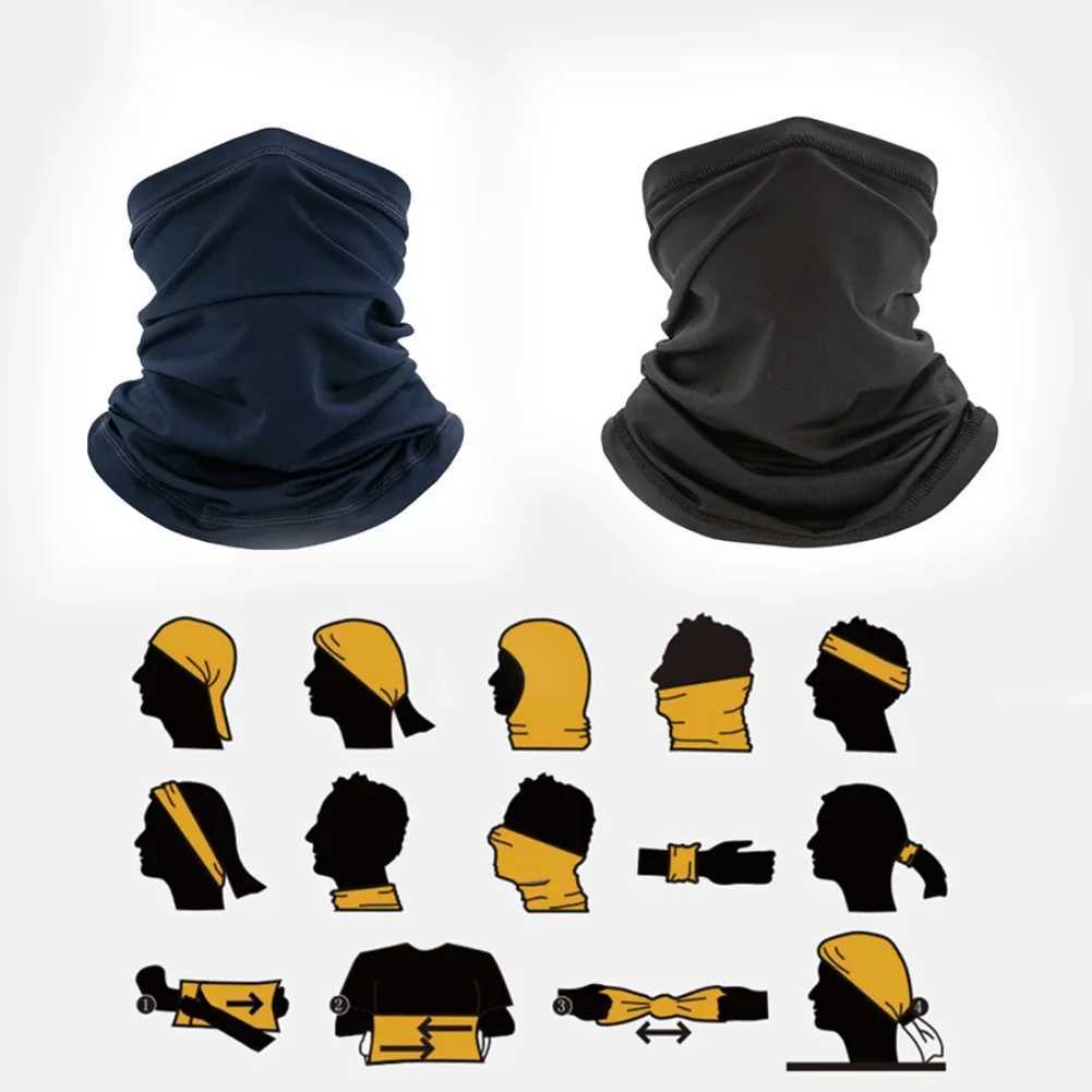 Camping Equipment Multi-Function Scarf Ice Silk Unisex Cycling Snood Biker Mask Warmer Outdoorsports Hiking Fishing M260320