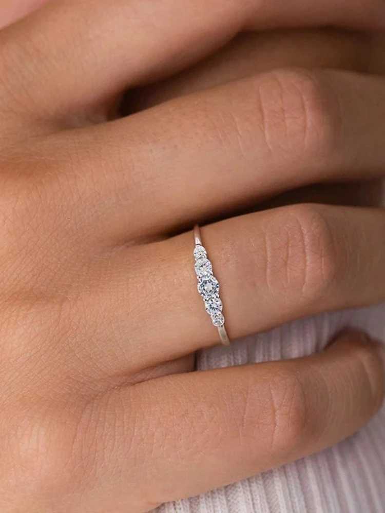 925 Sterling Silver Full Zircon Simplicity Fashion Gorgeous Ring For Women Engagement Wedding Luxury High Quality Fine Jewelry H260320 - view 7