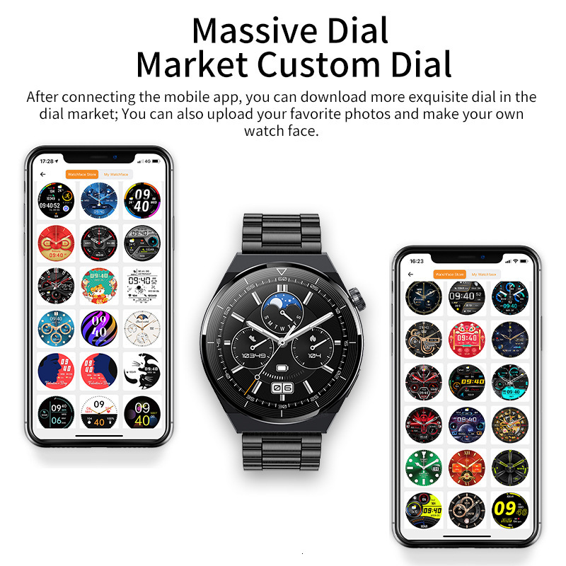 Men's Smart Watch Luxury 1.36 Inch Round Screen - Bluetooth Call, Sports Health Monitoring (Heart Rate/Blood Pressure), Multi-Function Hot-Sellin - view 4