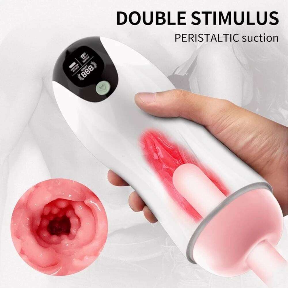 Male automatic interactive pronunciation airplane cup pussy vagina oral sucking masturbator vibrator adults sex toys for men 18+ 26H0320