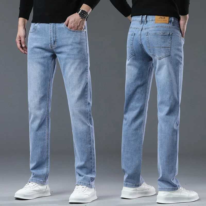 2026 Brand Best Price Comfort Straight Denim Pants Mens Jeans Business Casual Elastic Male High Quality Trousers D260320