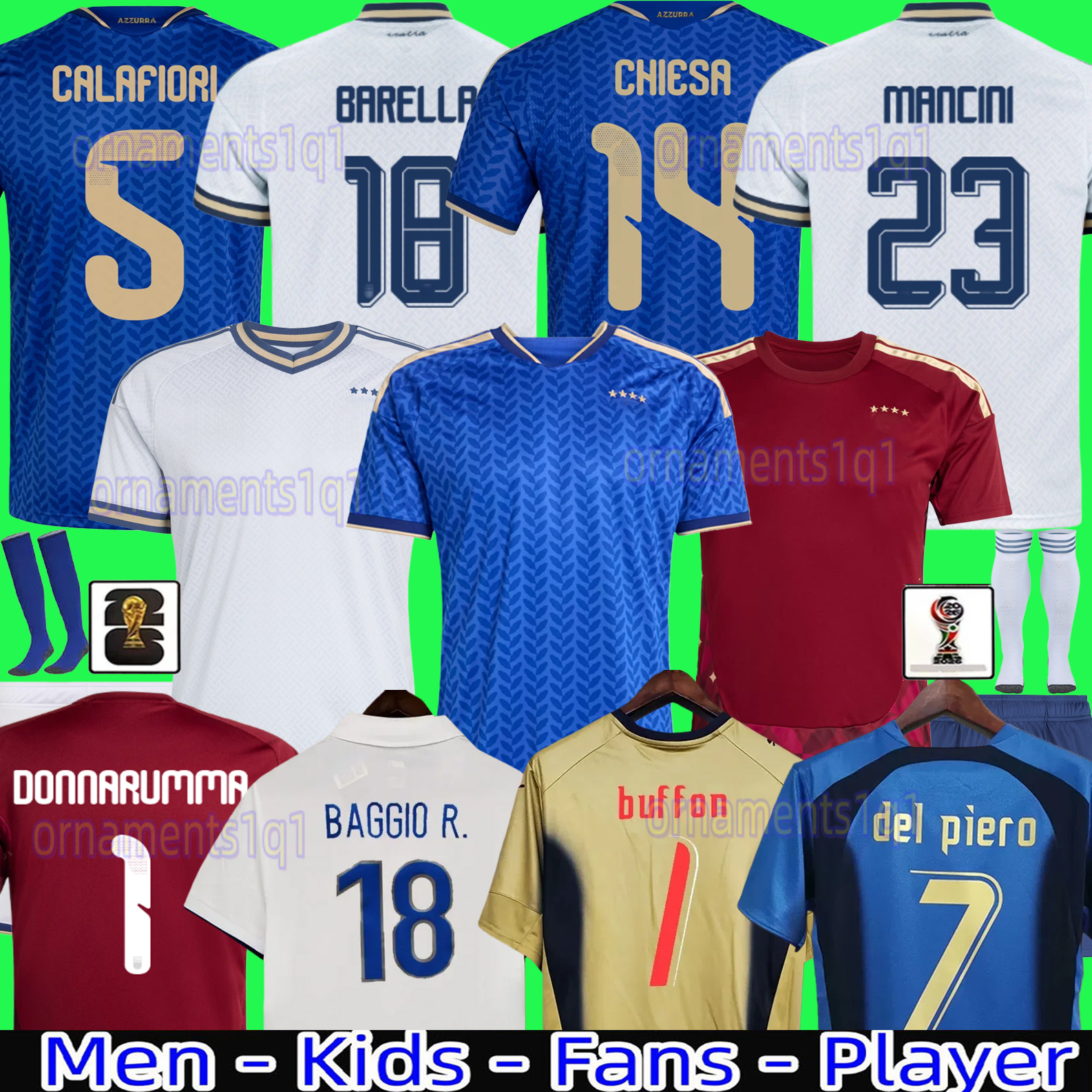 1982 ItalyS Retro soccer Jersey 1990 1996 1998 2000 2006 HOME FOOTBALL 1994 Maldini Baggio Donadoni Schillaci Totti Del Piero 2026 2027 Pirlo Inzaghi buffon