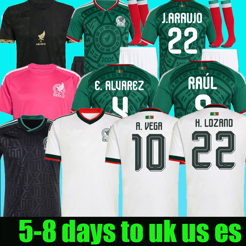 Mexico soccer jersey 2026 2027 Gold Cup A.VEGA RAUL J. QUInONES 26 27 H.LOZANO Men Kids Football Shirts Uniforms E. ALVAREZ Concacaf Nations League Final