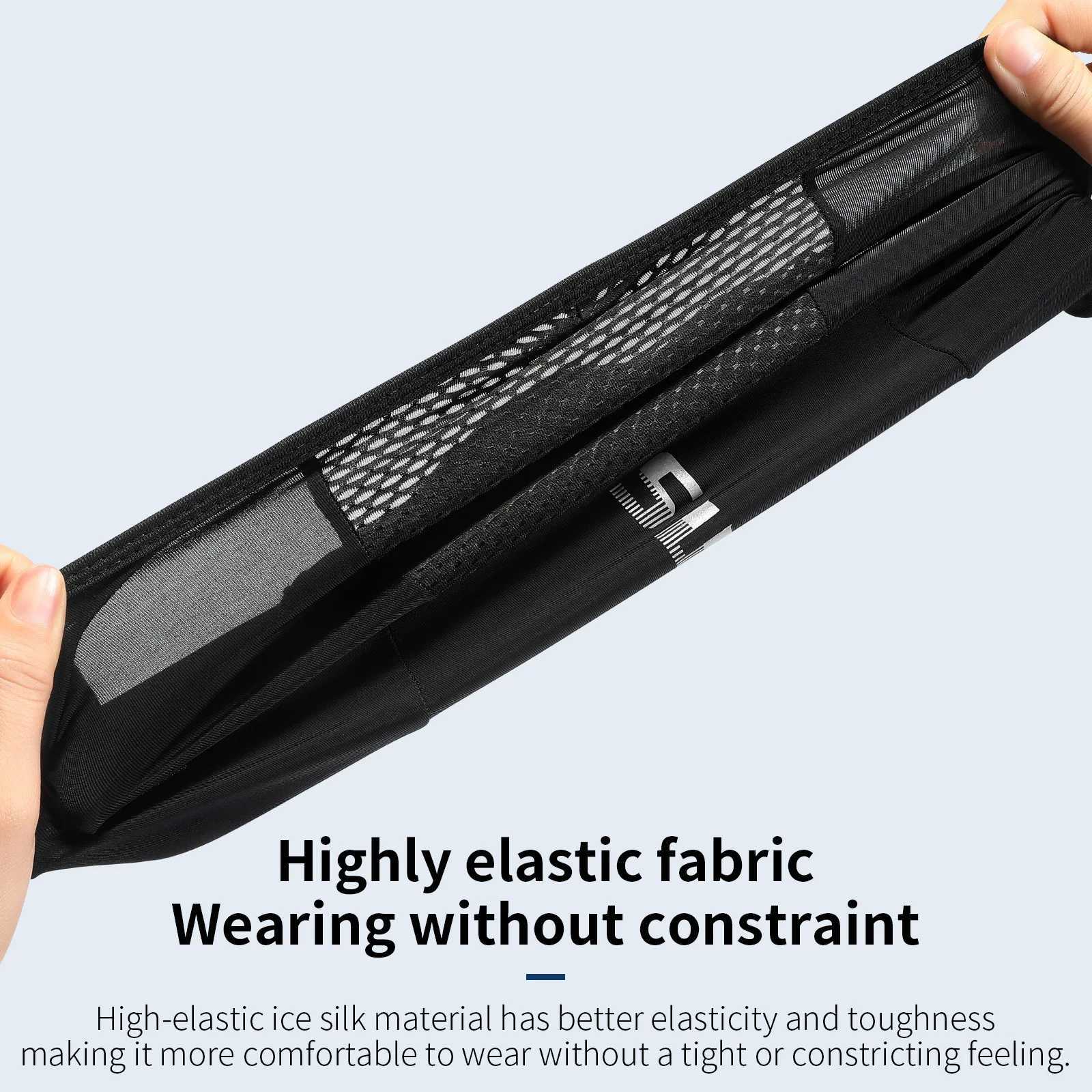 TOSUOD Cycling Mask Outdoor Ice Silk Sunscreen Mask Breathable Windproof For Cycling Hiking Fishing Sports M260320