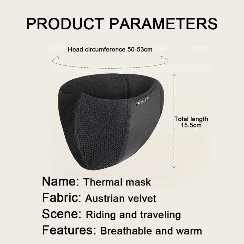 Winter Face Cover Ear Protection Windproof Cold Warm Ear Protection Neck Mens Cycling Mask Ski Outdoor Sports Thermal M260320