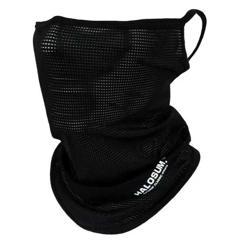 Ice Silk Neck Gaiter Fishing/Cycling/Running Half Mask Breathable Mesh Face Cover Cool Tube Scarf for Sports Hiking M260320