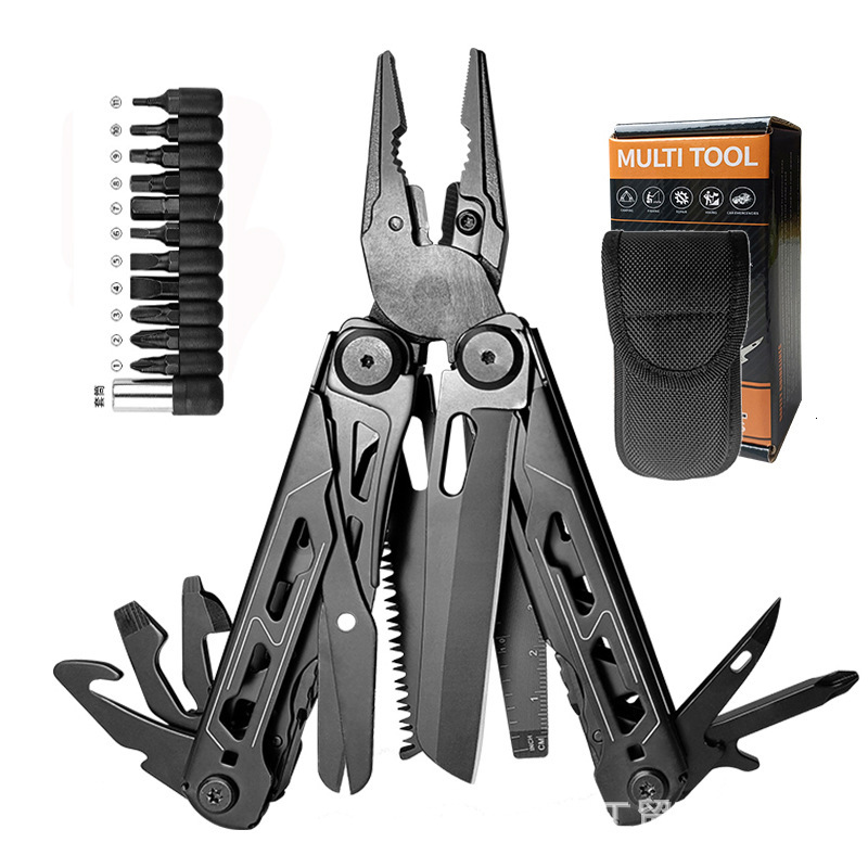 30 in 1 Camping Multitool Multi Plier Folding Wire Stripper Outdoor Pocket Mini Portable Arrival Hand Tools Knife 240820