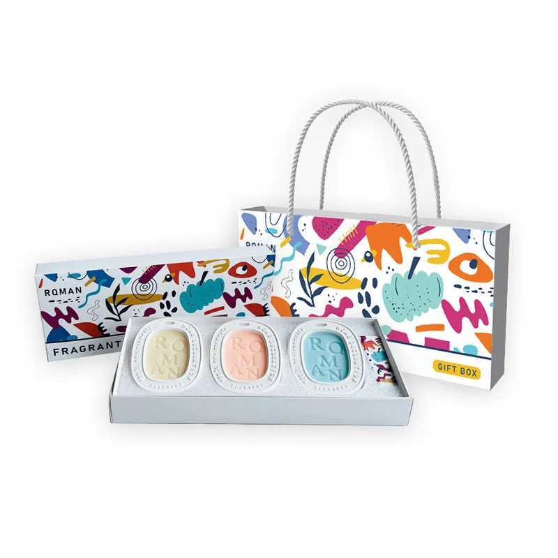 3pcs /1set Wardrobe Aromatherapy Home Indoor Fragrance Magic Set Souvenir Gift Plant-based Scented Incense Hanging Home Decor H260319