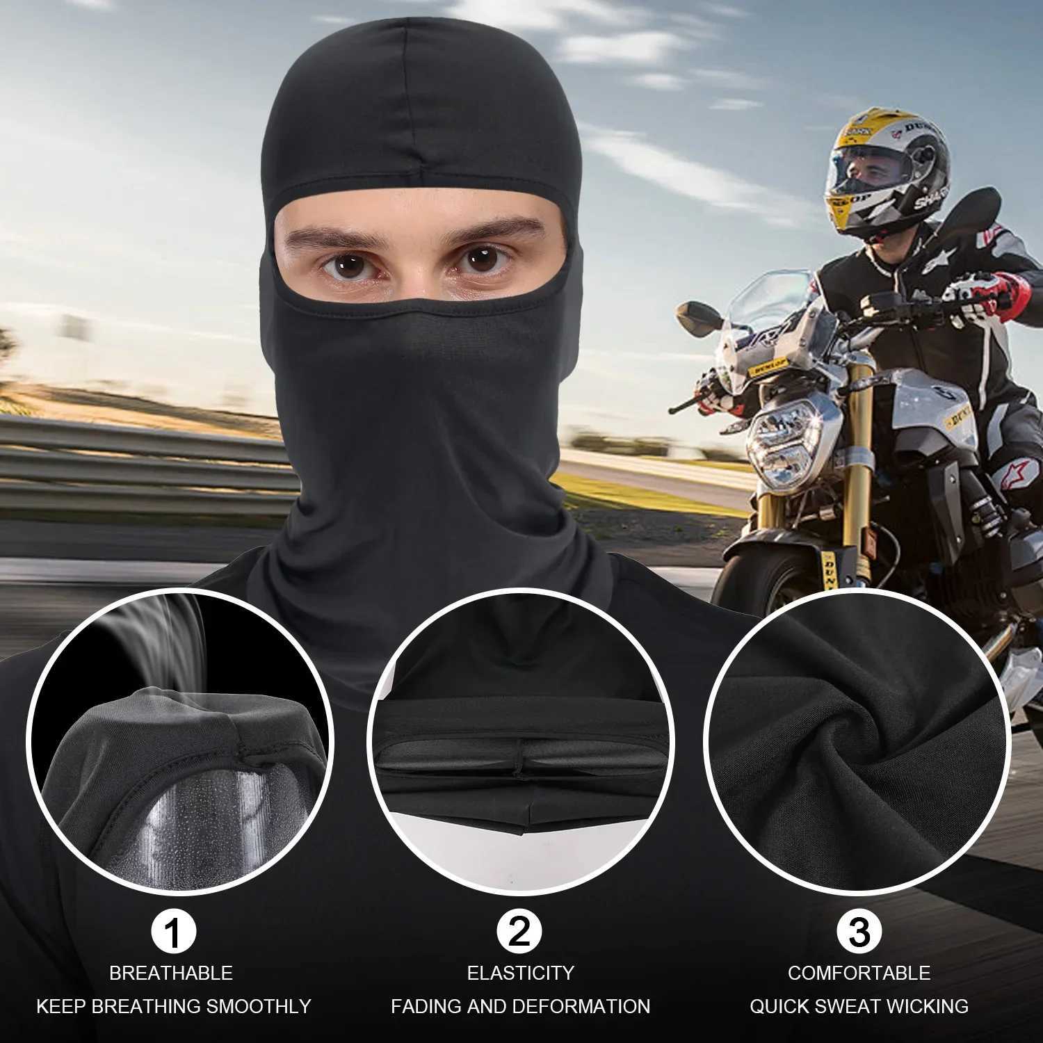 Universal Sports Scarf Cycling Mask Bicycle Full Face Cover Motorcycle Face Mask UV Protection Breathable Cool Outdoor Equipment M260320