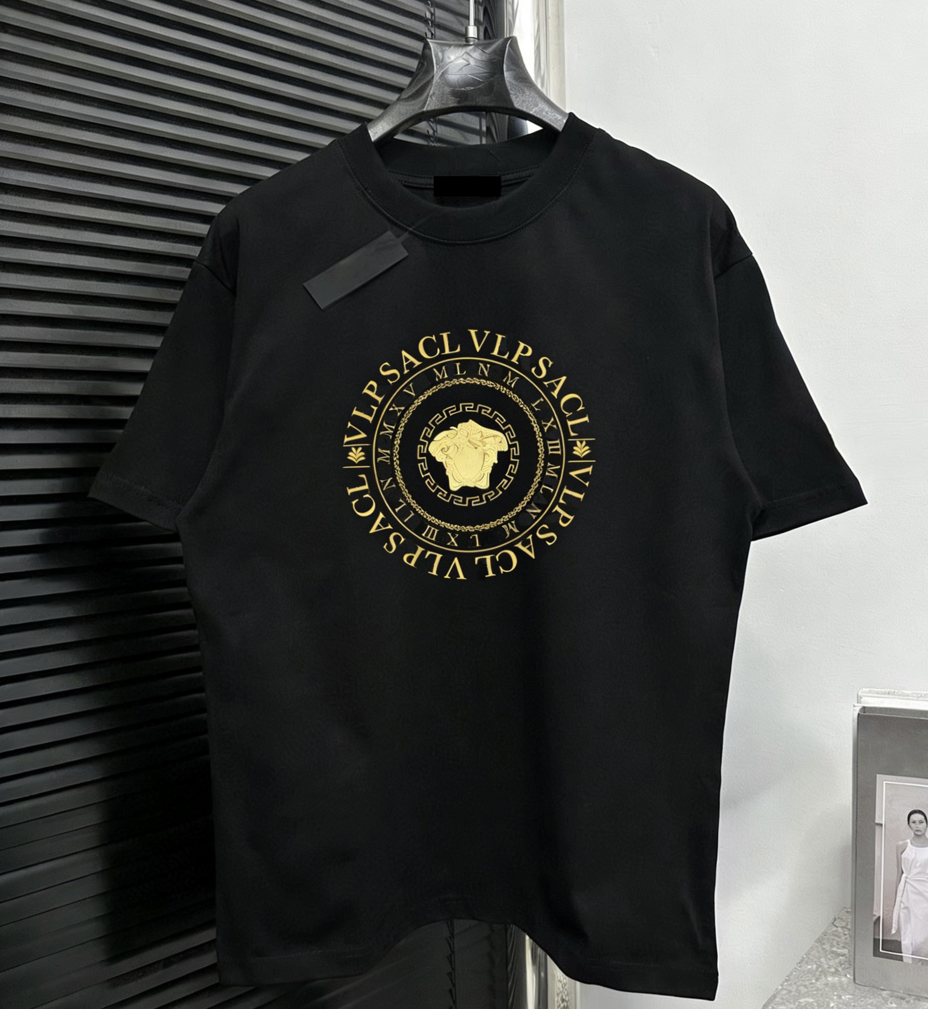 Summer short sleeve casual new T-shirt Paris designer luxury me