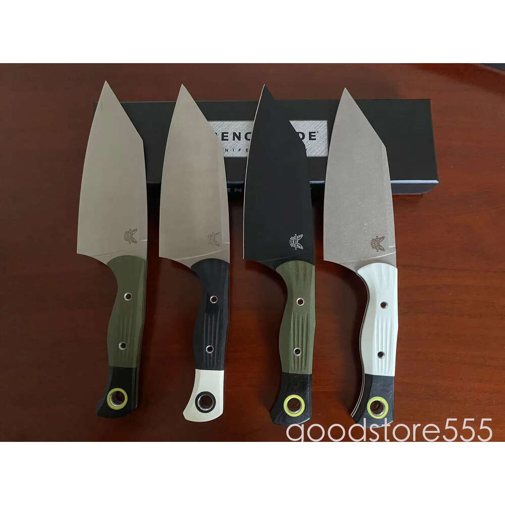 4Models pocket knife 4010BK-01 couteau Fixed fixed blade knife Blade Knife 5.82 CPM-154 Black Clip Point Blade, OD G10 Handles with G10 Bolsters