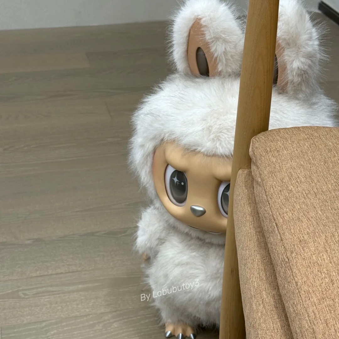 High Quality The Monsters Labubu Large Size Zimomo Angel In Clouds 58cm Giant Vinyl Plush Doll Soft Stuffed Collectible Figure Cute Toy Desktop Orname