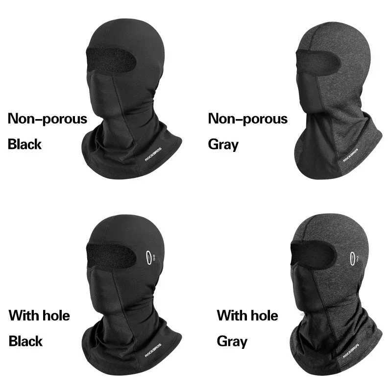 ROCKBROS Balaclava Mens Hat Winter Women Motorcycle Mask Warm Cycling Helmet Liner s Windproof Breathable Washable Equipment M260320