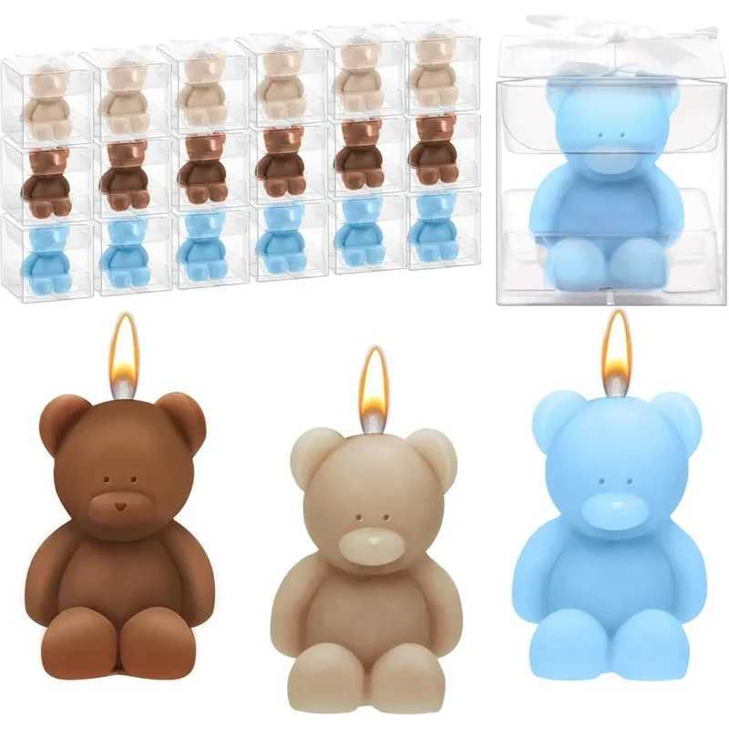10PCS Cute Mini Bear Aromatherapy Candle Cup Creative Home Decoration Birthday Gift Candle Companion Gift H260319