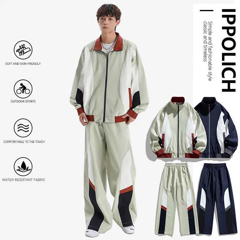 Sweatshirt Mens Clothing Set Fashion Sports Sets Running SweatshirtSweatpants Sets 2 Pieces Sets Tracksuits Casual Sportswear M260320