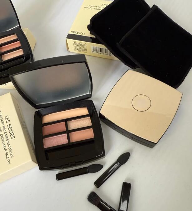 Brand 5 colors Les Beiges Eye shadow Palette Tender Deep WARM Shimmer healthy glow natural Eye shadow Makeup Palette free shipping