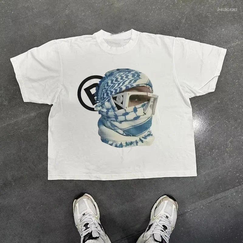 Men's T Shirts Streetwear Clothing Men Women Hip Hop Image Graphic Printed Gothic Oversized Cotton Short Sleeves Tee Tops