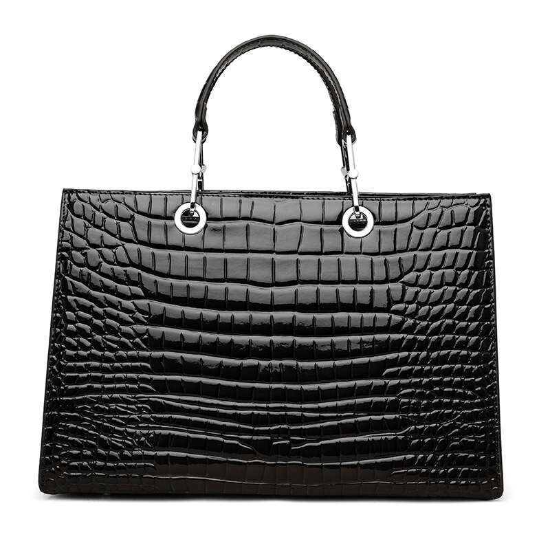 2026 New High-End Crocodile Pattern Leather Women Handbag, Large Capacity Ladies Briefcase, Luxury Hobo Tote Commuter Shoulder Bag SENYY
